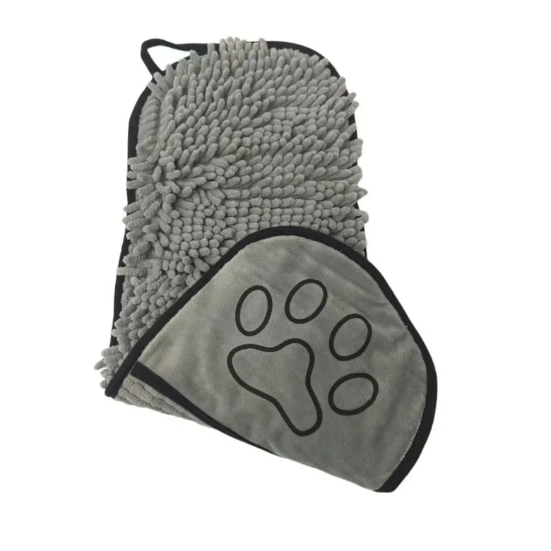 Chenille Pet Bath Towel