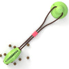 Large Dog Ball Toys Suction Cup Ropes Interactive Leaking Slow Feeder Chew Toy Teeth Cleaning, Alaskan, Husky toys