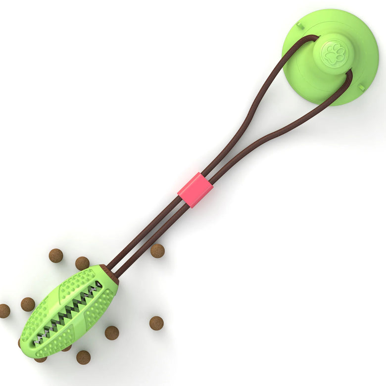 Large Dog Ball Toys Suction Cup Ropes Interactive Leaking Slow Feeder Chew Toy Teeth Cleaning, Alaskan, Husky toys