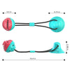 Large Dog Ball Toys Suction Cup Ropes Interactive Leaking Slow Feeder Chew Toy Teeth Cleaning, Alaskan, Husky toys