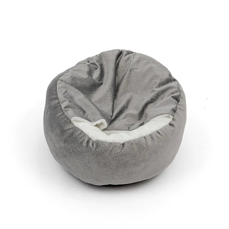 Cozy Hideaway Pet Cave Bed