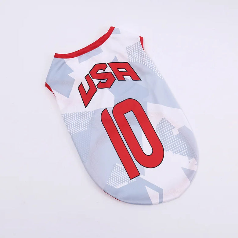 International Soccer Team Pet Jersey