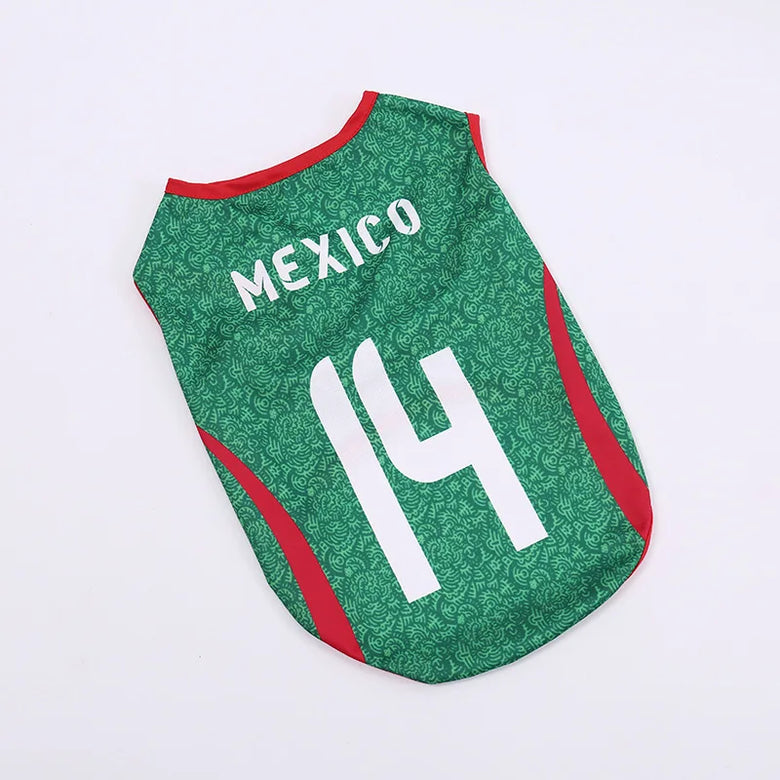 International Soccer Team Pet Jersey