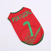 International Soccer Team Pet Jersey