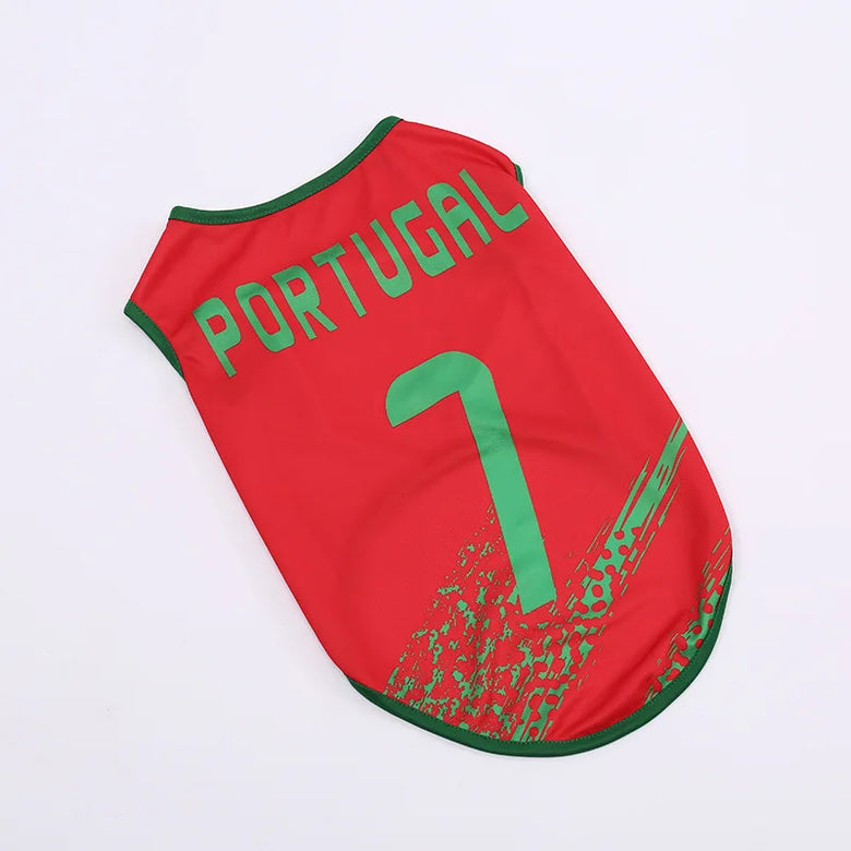 International Soccer Team Pet Jersey