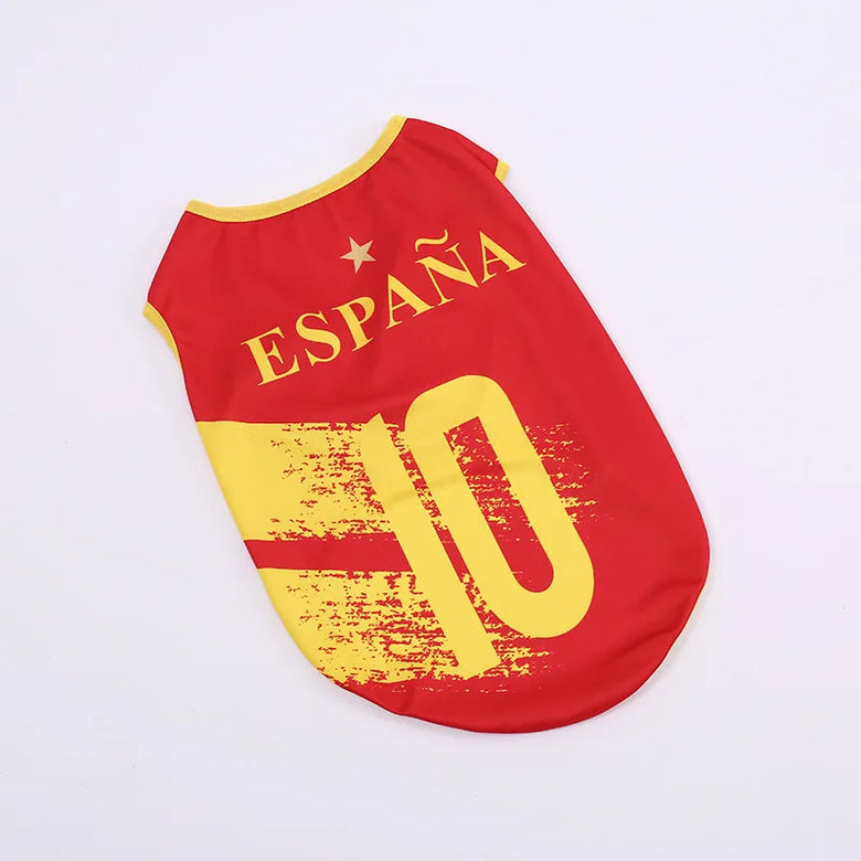 International Soccer Team Pet Jersey