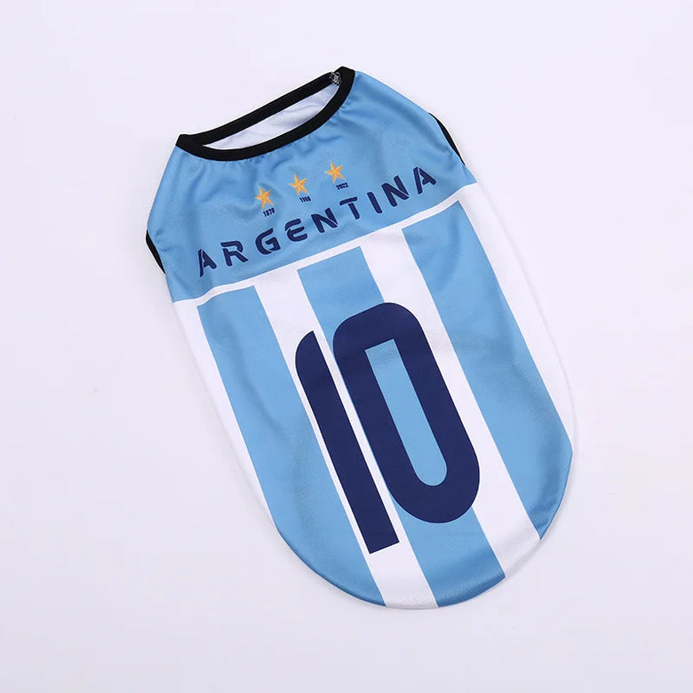 International Soccer Team Pet Jersey