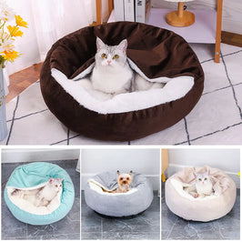Cozy Hideaway Pet Cave Bed